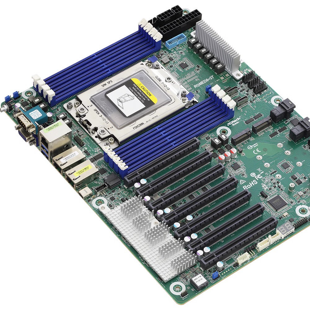 오리지널 ASRock Rack ROMED8-2T EPY - Dual Socket Sp3 Epyc Motherboard 리뷰 및 가격